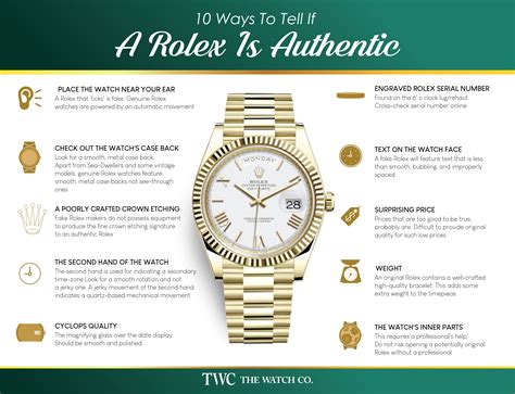 how to know the original rolex watch